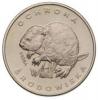 100 złotych - bóbr na trawie